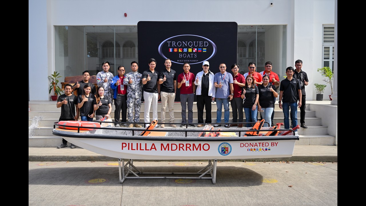 ⁣Rescue Boat Donation to the Municipality of Pililla