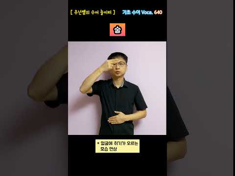 [ 기초 수어 Voca ] 640. 술 - 수화배우기 [주넌쌤의 수어놀이터]