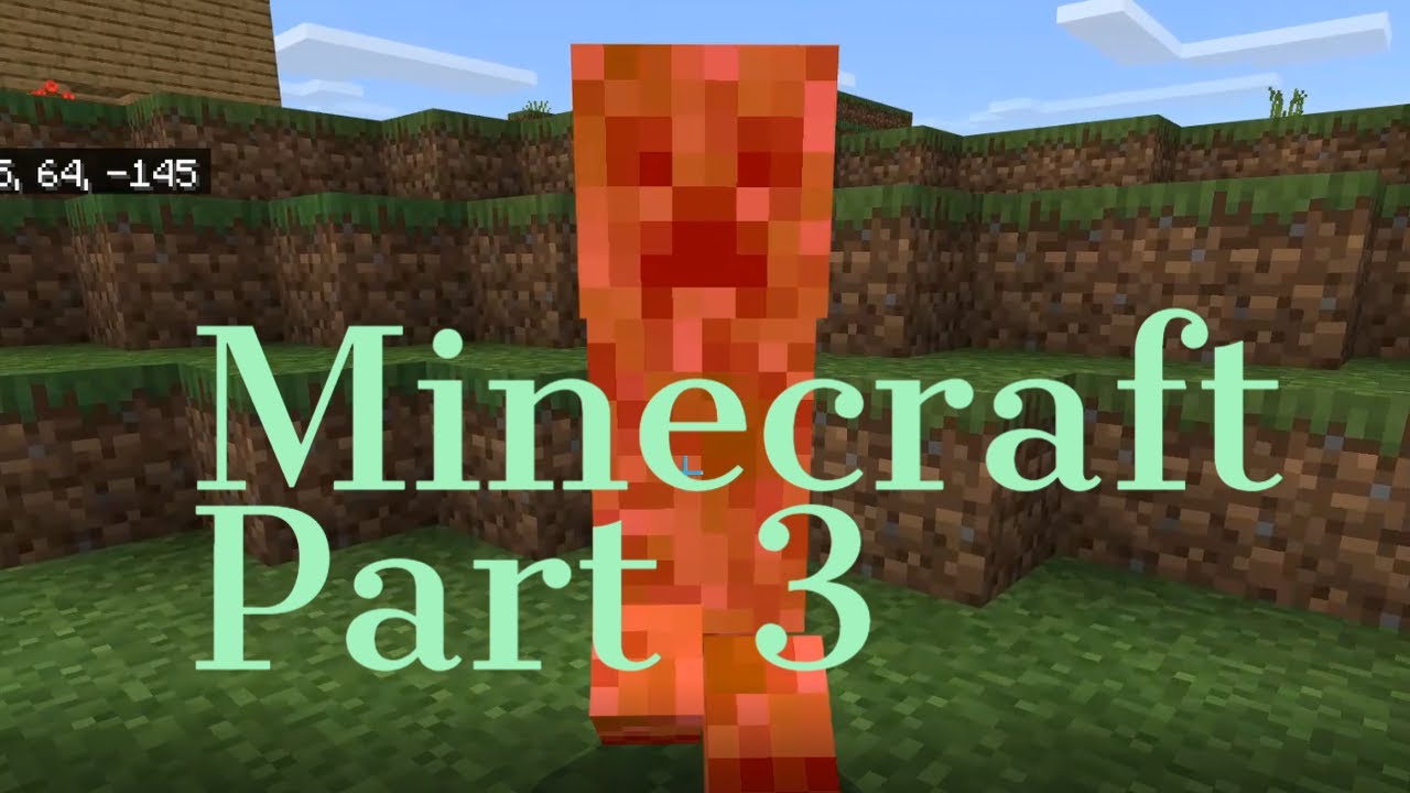 A Creeper Blows me up ^ Minecraft Part 3 - YouTube