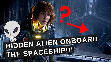 HIDDEN ALIEN ON BOARD SPACESHIP - Prometheus