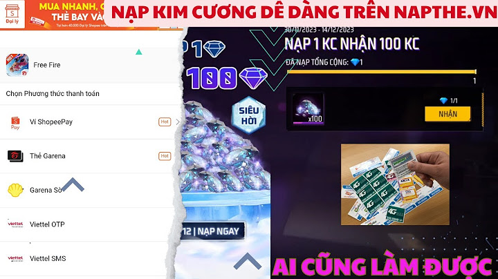 Hướng dẫn nạp thẻ garena bằng thẻ viettel năm 2024