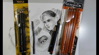 Best Charcoal pencils for Artists//Camlin, General, Derwent, Conte'Paris 