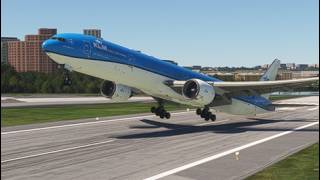 tense moment ;; plane failed to land at washington airport // game MFS screenshot 5