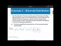 Section 6.2: Binomial Distribution