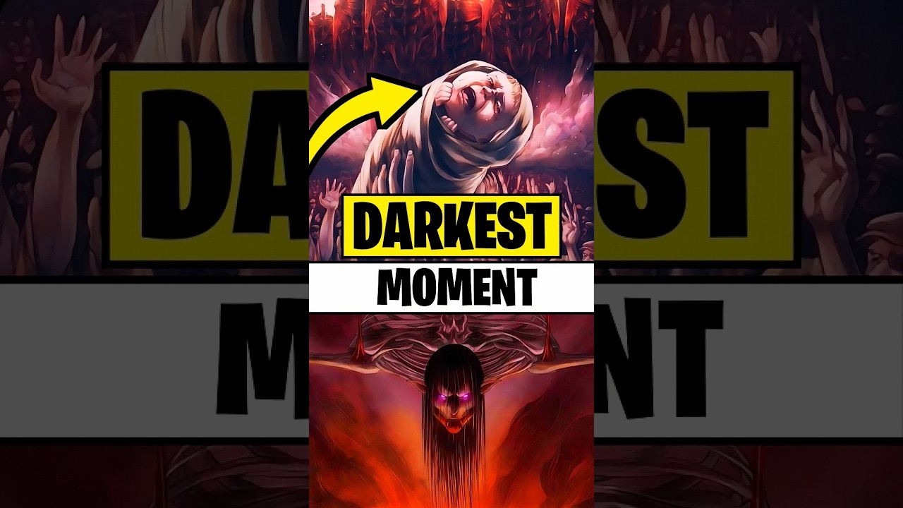 Darkest Moment in Attack on Titan 👀  #shorts #attackontitan #anime