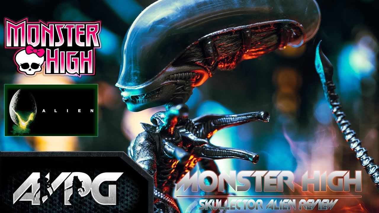 Monster High Skullector Alien Первый взгляд и обзор