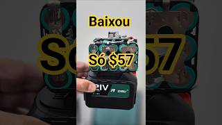 Mega Barato....Bateria Ruomu #parafusadeira #furadeira #ferramentas