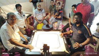 QFINAL | PRASHANT  MORE VS SANJAY MANDE RAMAN CARROM CLUB TOURNAMENT 2025 screenshot 3