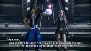 Final Fantasy XIII-2 - Gilgamesh DLC Battle (Clash on the Big Bridge)