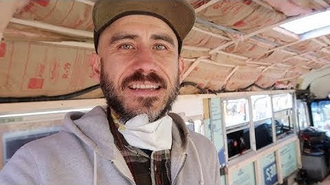 Insulating a Skoolie Bus Conversion