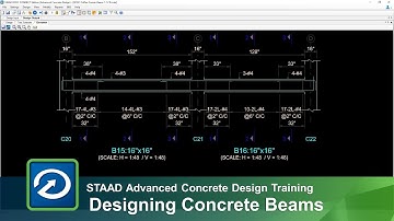 Designing Concrete Beams in STAAD Advanced Concrete Design
