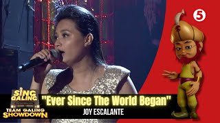 December 6, 2022 | Sing Galing | Random-i-sing Showdown | Joy Escalante "Ever Since The World Began"