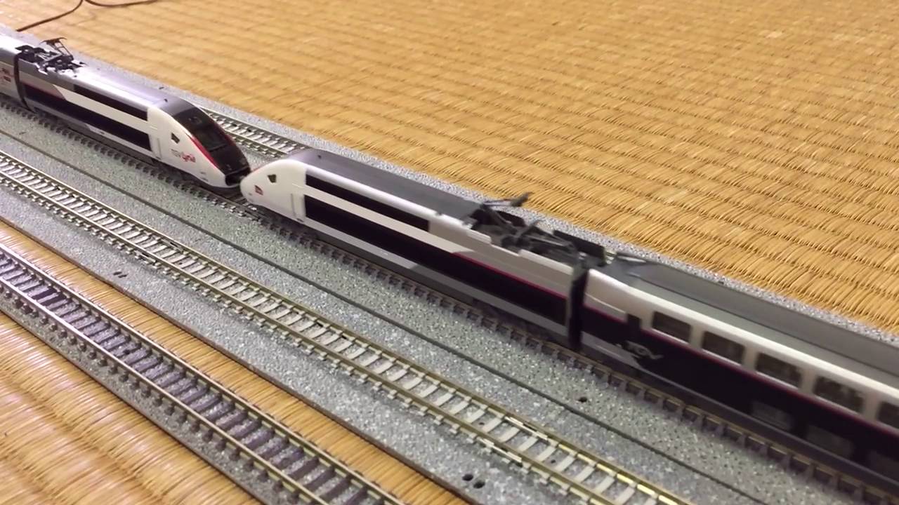 KATO TGV Lyria+Duplex - YouTube