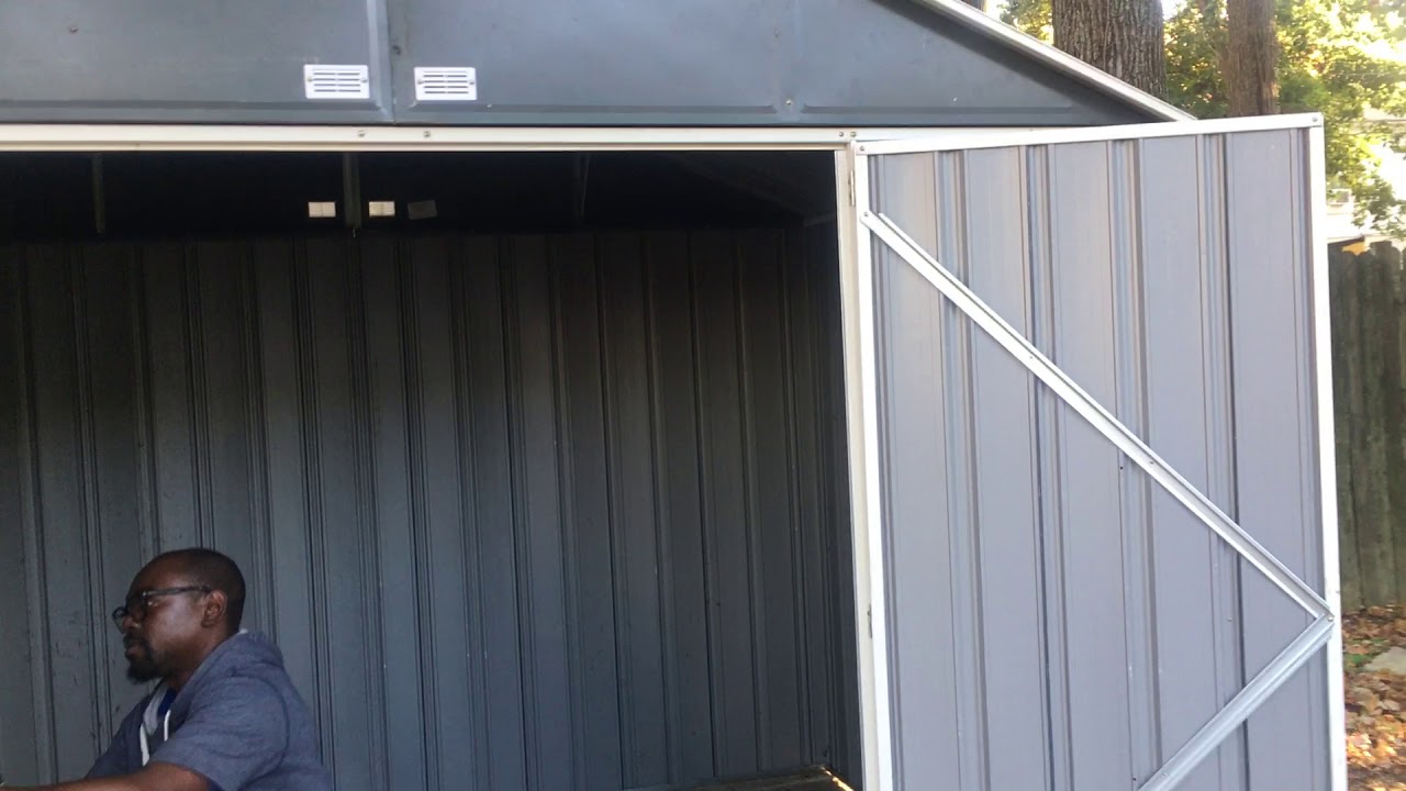 Shed installation - Call 240-764-6143 in Columbia MD by Furniture Experts Corporation - YouTube