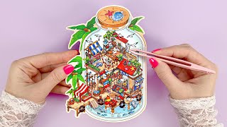 Tiny Island Market ASMR 🏝️ Sticker Peeling & Gentle Sounds for Sleep) screenshot 5