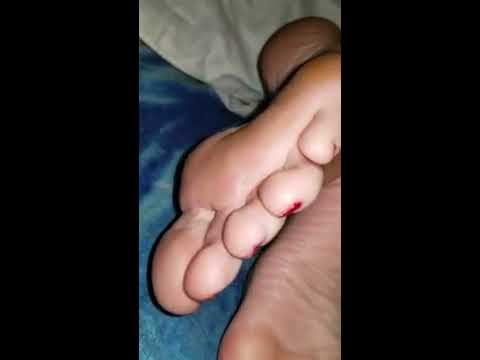my wife's feet sleeping