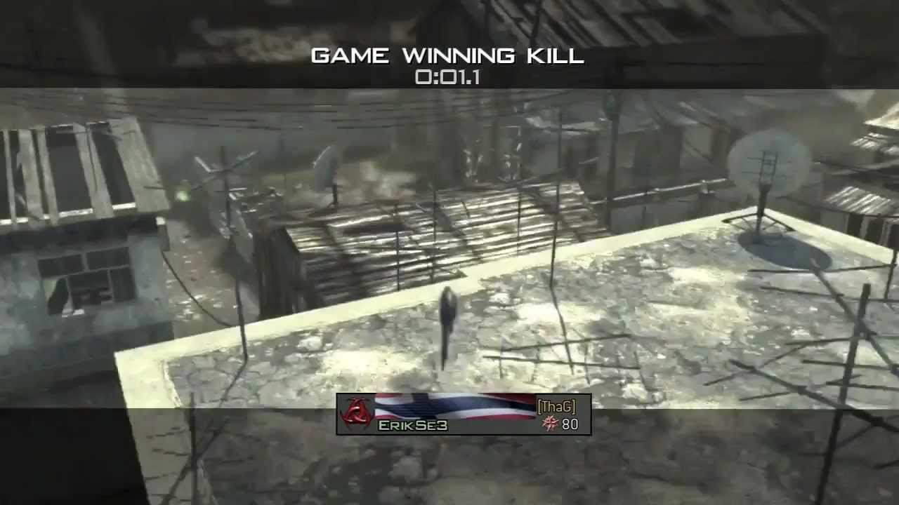 MW3: Epic Game Winning Killcam!