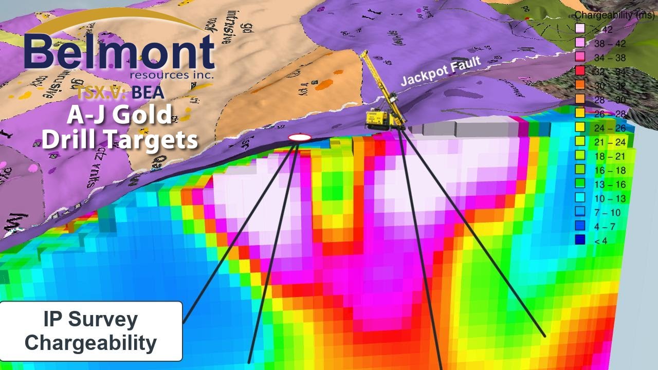 Belmont selects A J gold project drill targets