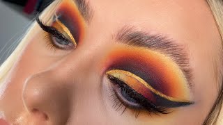 AUTUMN SUNSET SMOKEY EYE | MAKEUP TUTORIAL | Hannah Webster