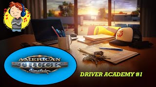ATS 1.52 22.10.2024 Autoškola / Driver Academy #1 #americantrucksimulator