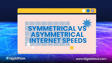 Symmetrical vs Asymmetrical Speeds | Fiber in a Minute