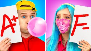 GOOD vs. BAD SCHOOL HACKS || How to Cheat on Exam! Funny Art Challenge by 123 GO! SCHOOL by 123 GO! SCHOOL 22,341 views 1 month ago 2 hours