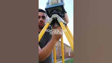 How to set up a Surveying Total Station #Shorts