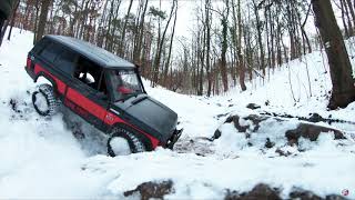 Traxxas Trx4 - Range Rover classic snow ride