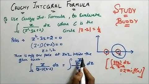Cauchy Integral Formula - Complex Plane II Complex Analysis II Concept with Numericals