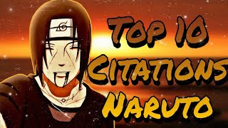 NARUTO | LES 10 PLUS BELLES CITATIONS DU MANGA