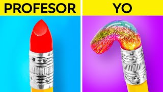 ¡TRUCOS GENIALES PARA LA ESCUELA! ✏️ Ideas DIY para Estudiantes Creativos de 123 GO! GOLD