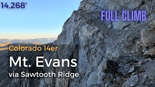 Mt. Evans (via Sawtooth Ridge) - Full Climb | Colorado 14ers Podcast