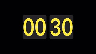 30 second countdown timer with flip clock