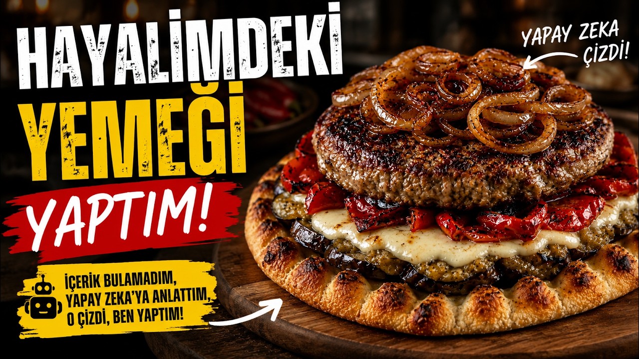 HAYAL ETTİK, ÇİZDİK, SONRA PİŞİRDİK (Mangalda “Yapay Kebap” Tarifi )