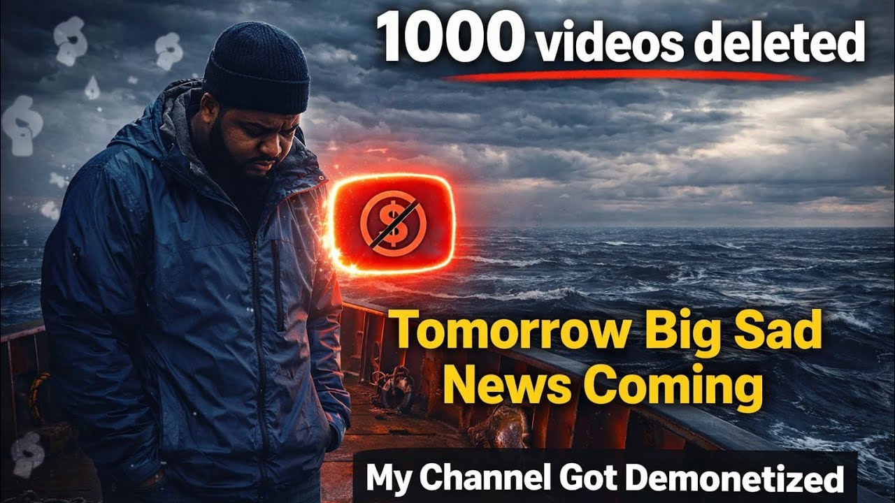 My YouTube Channel Got Demonetized After 3 Years | Starting Again From Zero