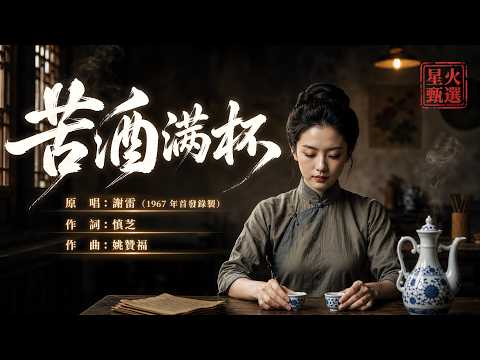 星火甄選｜《苦酒滿杯》聽懂的人都沉默了…一首寫給失去愛人的歌💔｜原唱：謝雷｜1967經典重現｜懷舊國語金曲 Cover #經典歌曲 #老歌翻唱 #Mandopop