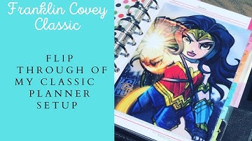 Franklin Covey Classic Flip Through- set up