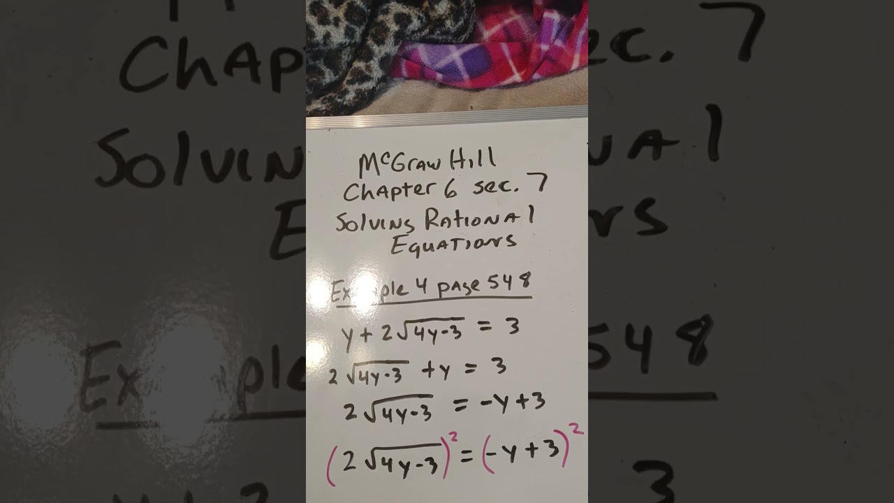 McGraw-Hill Chapter 6 section 7 - YouTube