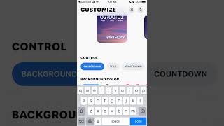 How to set up COUNTDOWN WIDGETS on iPhone? screenshot 2