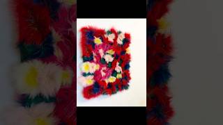 “Recycled Fur Floral” Art 🌸.  #furry #floralart #flowers #art #fyp #explorepage #viralvideo