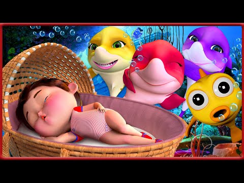 赤ちゃんのサメの冒険 - 赤ちゃんサメのリズム - 童謡とキッズソング - 子供向け - バナナ手話漫画