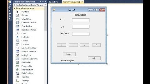 como crear una calculadora básica en visual basic 2010
