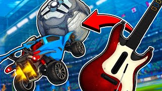 I PLAYED ROCKET LEAGUE WITH A GUITAR???
