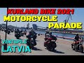 KURLAND BIKE MEET 2021 MOTORCYCLE PARADE in Ventspils