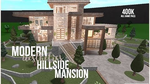 pic Aesthetic Hillside Family House Bloxburg Build download modern aesthetic hillside mp3