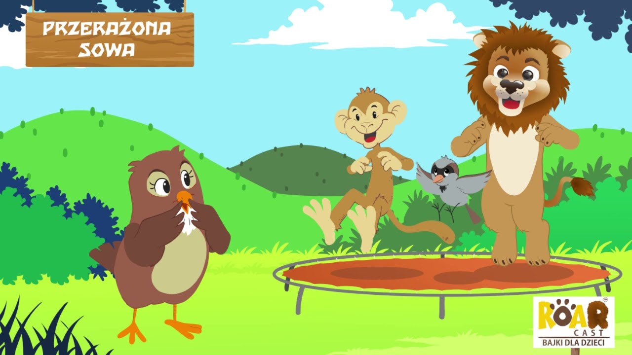 🦁 RoarCast - bajki dla dzieci. Przerażona sowa 🦉 #słuchowisko #audiobook #dladzieci