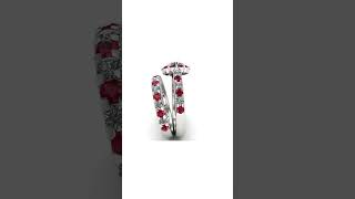 The Ruby Wedding Set