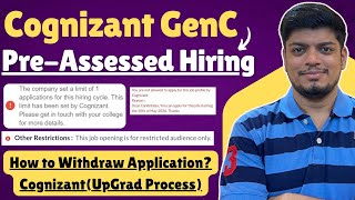 Cognizant One Time Limit Restricted Auidence How To Withdraw Superset Application Genc Hiring