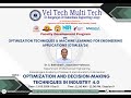 Online FDP - Optimization Techniques & Machine Learning for Engineering Applications - Day 5 S 9