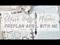 🎀 APRIL PLANNER SETUP 🎀 | HOW TO PRE-PLAN FOR A NEW MONTH | JUSTRACHELLEW